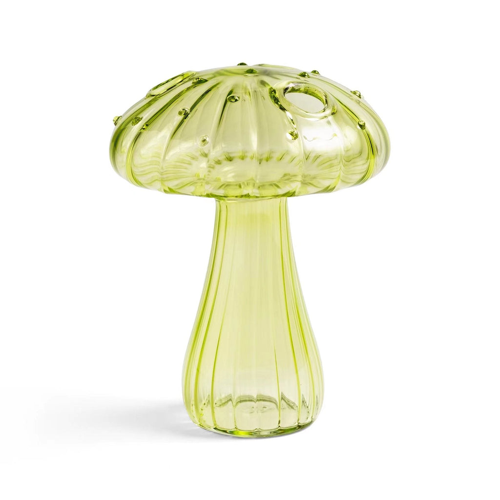 Glass Mushroom Vase – Borosilicate Hydroponics & Aromatherapy Bottle | 5 Styles