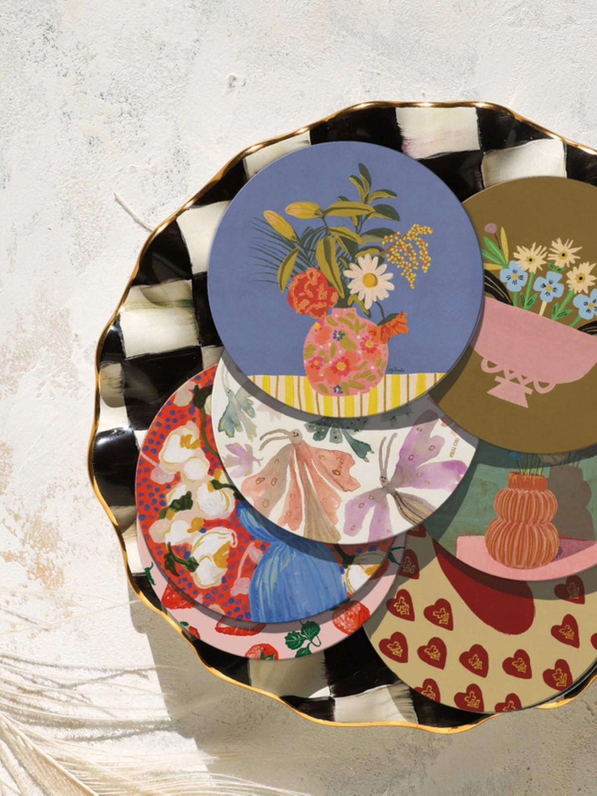 Bouquet of Coasters - Mix and Match Floral Coasters