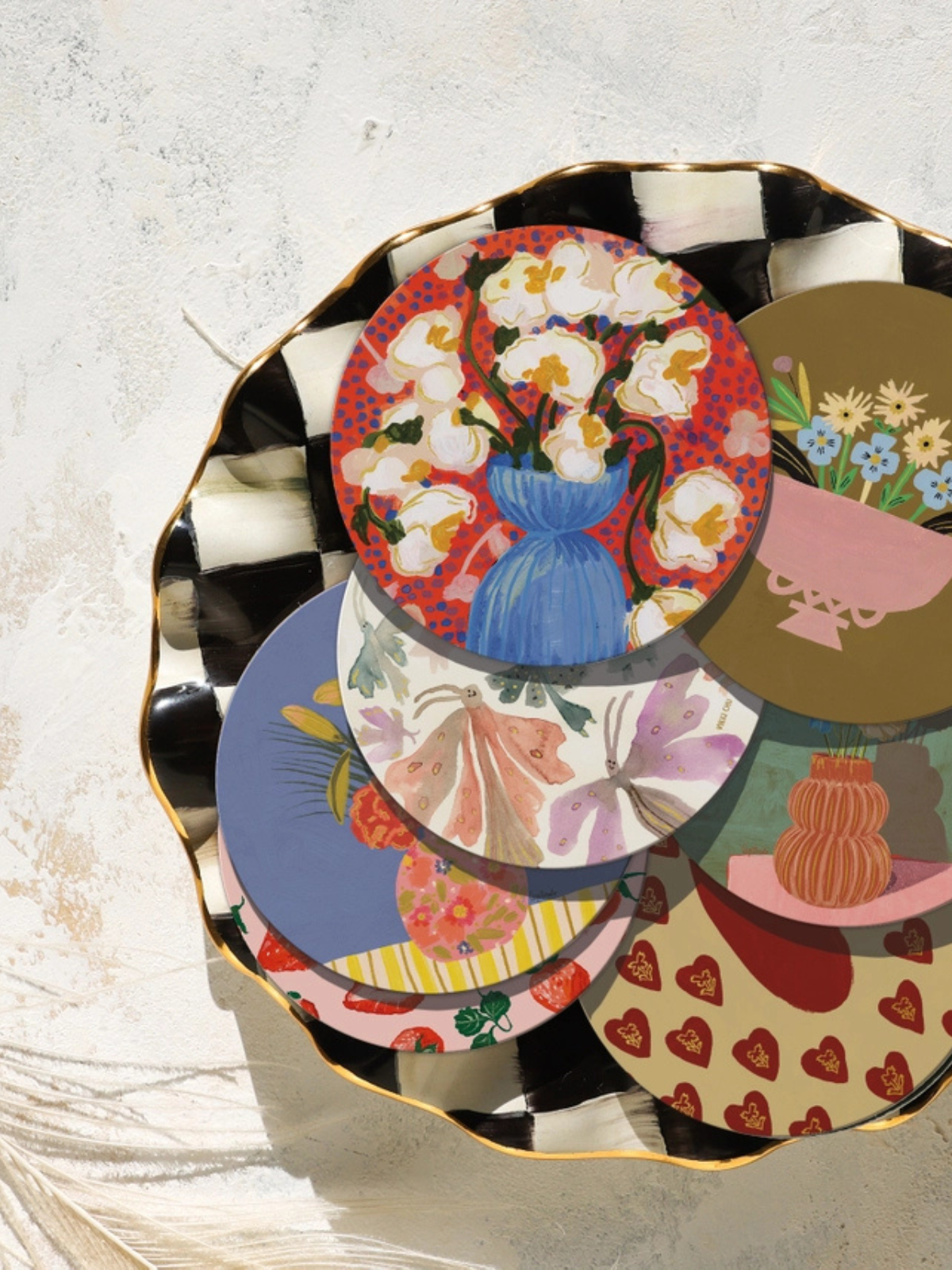 Bouquet of Coasters - Mix and Match Floral Coasters