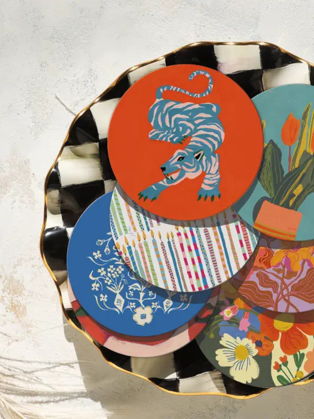Bouquet of Coasters - Mix and Match Floral Coasters