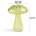 Glass Mushroom Vase – Borosilicate Hydroponics & Aromatherapy Bottle | 5 Styles